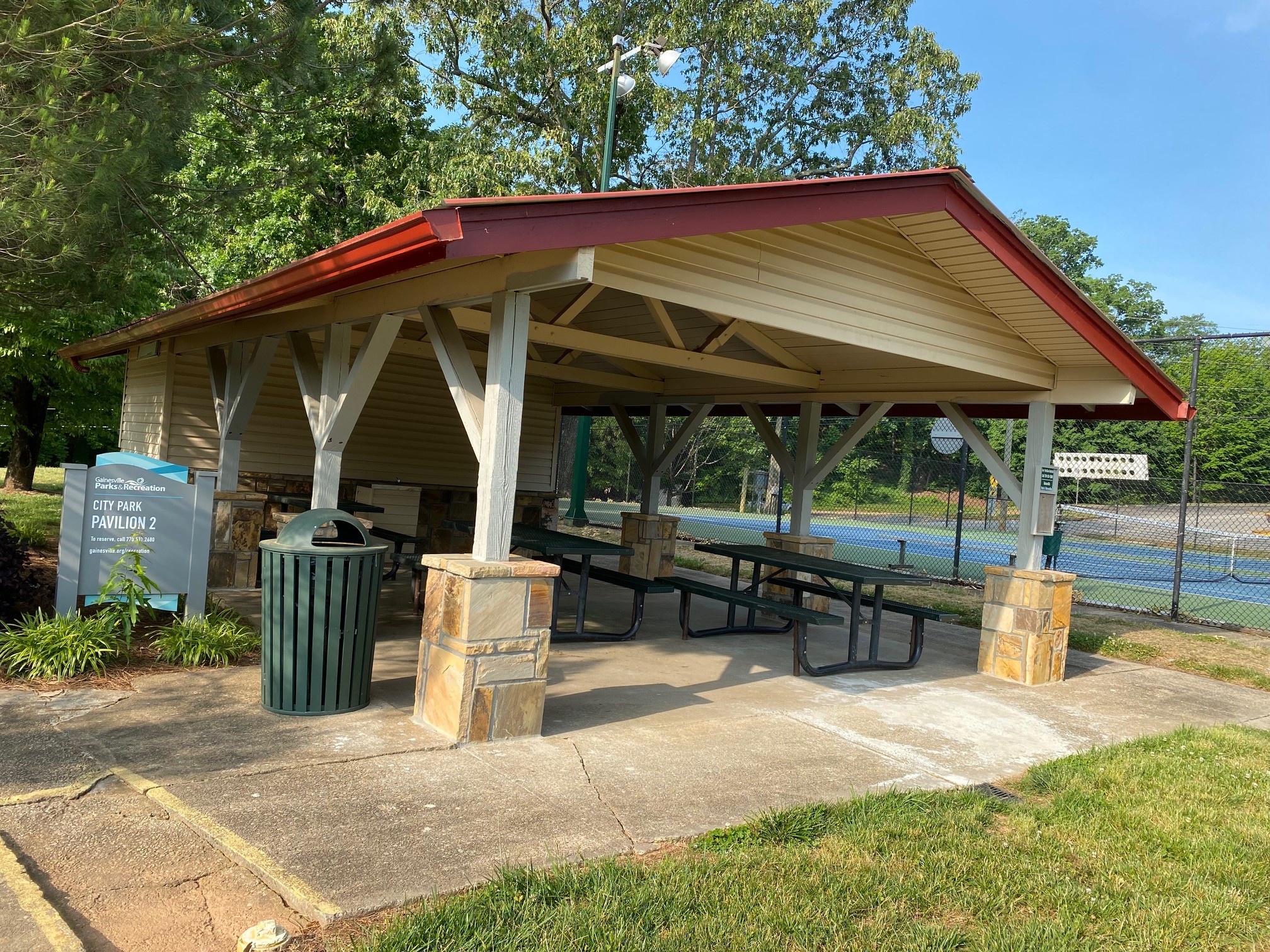 City Park Pavilion - Upper Tennis Courts